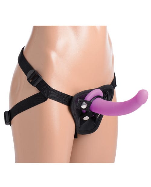 Strap U Navigator Silicone G Spot Dildo w/Harness Strap Ons