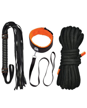 The 9's Orange is the New Black Kit #3 - 50 Lashes Slave Bondage Blindfolds & Restraints
