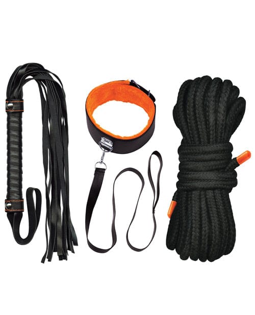 The 9's Orange is the New Black Kit #3 - 50 Lashes Slave Bondage Blindfolds & Restraints