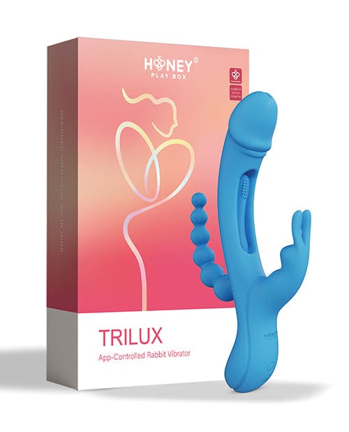 Trilux Kinky Finger Rabbit Vibrator With Anal Beads Vibrators