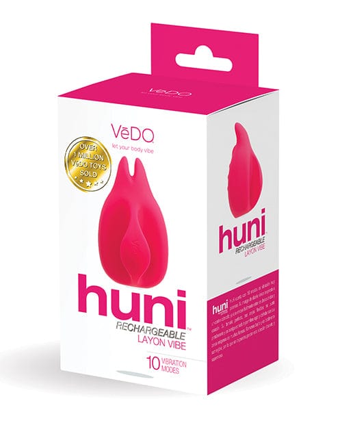 Vedo Huni Rechargeable Finger Vibe Foxy Pink Stimulators