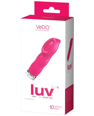 Vedo Luv Plus Rechargeable Vibe Foxy Pink Stimulators
