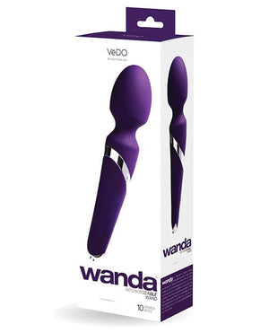 Vedo Wanda Rechargeable Wand Deep Purple Massage Products