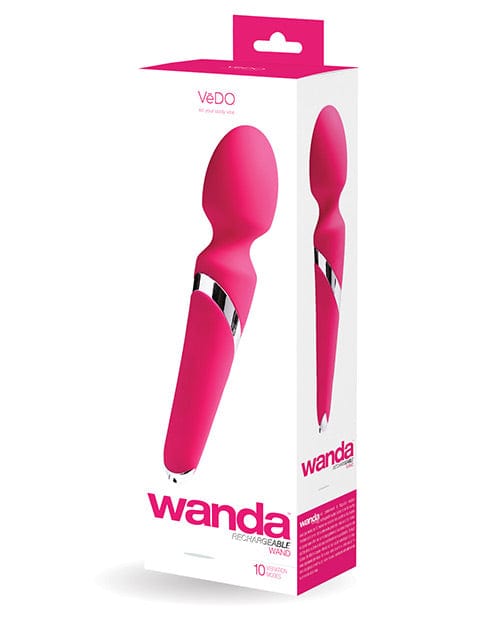Vedo Wanda Rechargeable Wand Foxy Pink Massage Products
