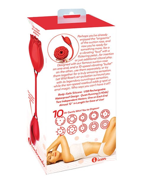 Wild Rose & Bullet Vibrator - Red Stimulators