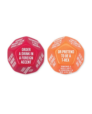 Wood Rocket Girls Night Out Do or Dare Dice Game - Red Games For Parties