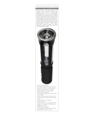 Zero Tolerance Pump It Up Suction Penis Pump - Black Penis Enhancement