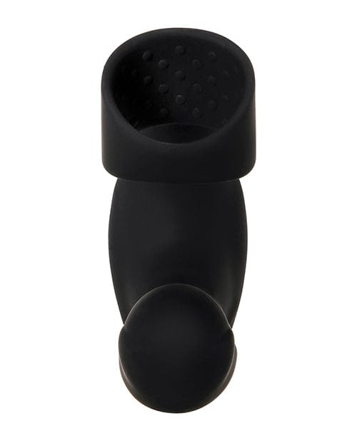 Zero Tolerance Strapped & Tapped Rechargeable Prostate Vibrator - Black Anal Products