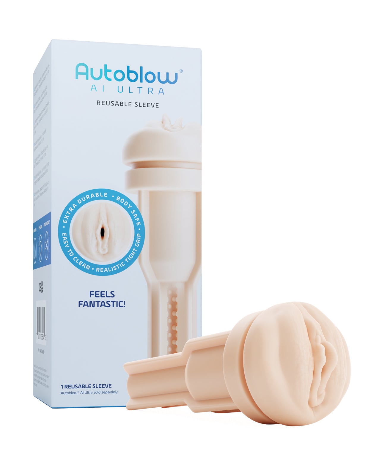 Autoblow AI Ultra Machine – White: Smart, Hands-Free Blowjobs Tailored to You