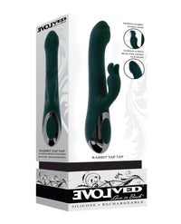 Evolved Rabbit Tap Tap Tapping Rabbit Vibe – Green: Dual Motion, Double the Pleasure
