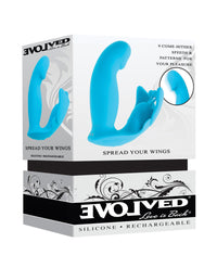 Evolved Spread Your Wings Rabbit – Blue: Come-Hither Curves & Fluttering Bliss