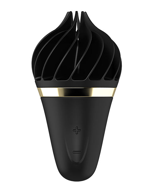 Satisfyer Layons Sweet Temptation - Black/Gold, White/Gold, or Pink/Brown: Unique Spinning Clitoral Stimulator for Sweet Sensations