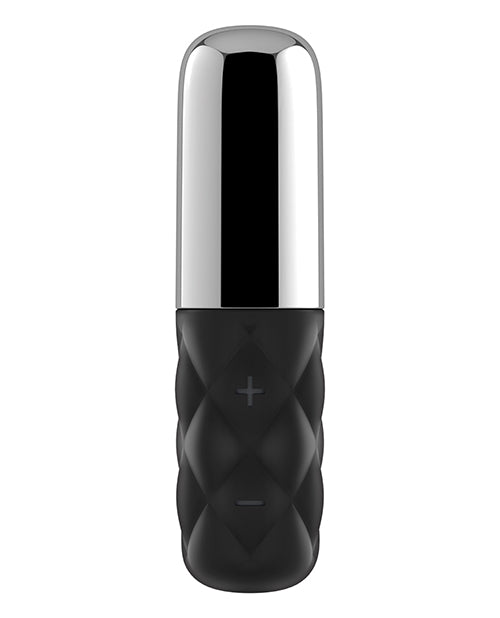 Satisfyer Mini Sparkling Darling - Black/Silver: Powerful and Discreet Clitoral Stimulator