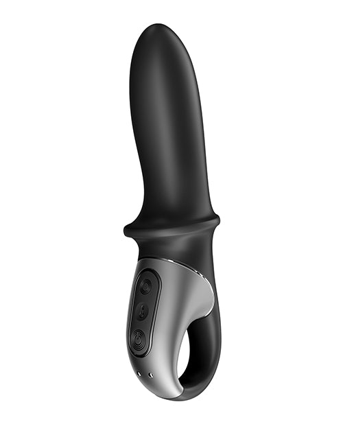 Satisfyer Hot Passion - Black: Versatile Warming Vibrator with App Control for P-Spot, G-Spot, and Anal Stimulation