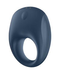 Satisfyer Strong One w/Bluetooth App - Blue: Vibrating Cock Ring for Enhanced Stamina and Partner Stimulation