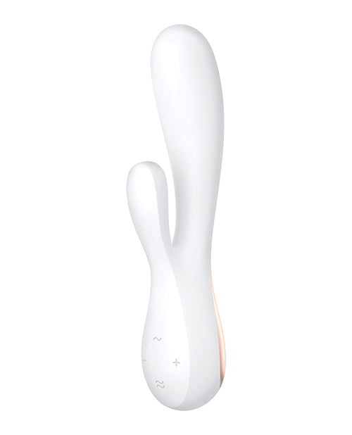 Satisfyer Mono Flex - Mauve, White, or Red: Dual Stimulation Rabbit Vibrator with App Control