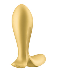 Satisfyer Intensity Plug - Gold or Purple: Vibrating Butt Plug with Adjustable Vibration and App Control