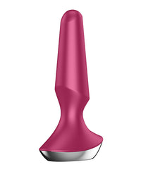 Satisfyer Plug-ilicious 2 - Berry, Black, or Ice Blue: Vibrating Anal Plug with Dual Motors and App Control for Ultimate Anal Pleasure