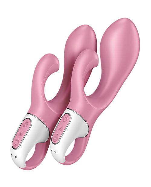 Satisfyer Air Pump Bunny 2 - Light Red: Triple the Stimulation, Infinite Pleasure