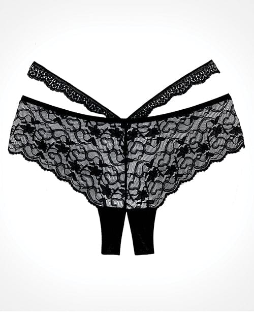 Adore Heartbreaker Panty Black O/S Lingerie