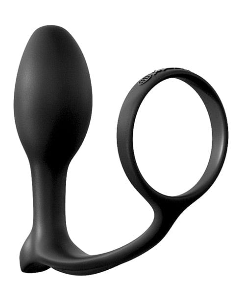 Anal Fantasy Ass-Gasm Cockring Beginners Plug - Black Anal Products