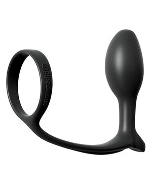 Anal Fantasy Ass-Gasm Cockring Beginners Plug - Black Anal Products