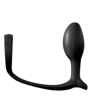 Anal Fantasy Ass-Gasm Cockring Beginners Plug - Black Anal Products