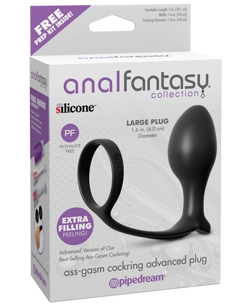 Anal Fantasy Collection Ass Gasm Advanced Plug w/Cockring Anal Products