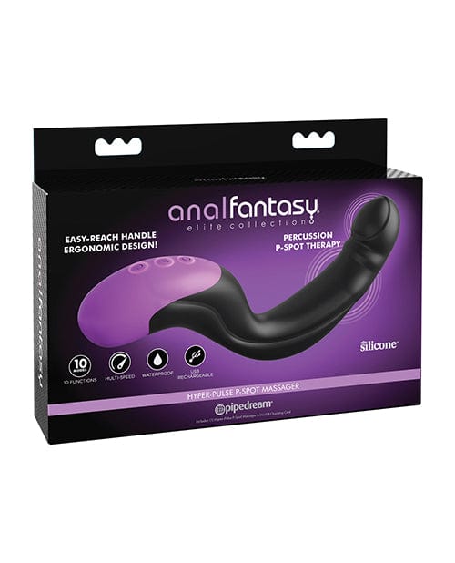 Anal Fantasy Elite Collection Hyper Pulse P Spot Massager - Black Anal Products