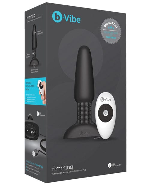 B-vibe Rimming Plug Black Anal Products