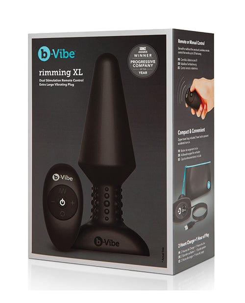 B-Vibe Rimming Plug XL - Black Anal Products