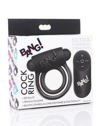 Bang! Vibrating Cock Ring & Bullet with Remote Control: Enhance Your Intimacy