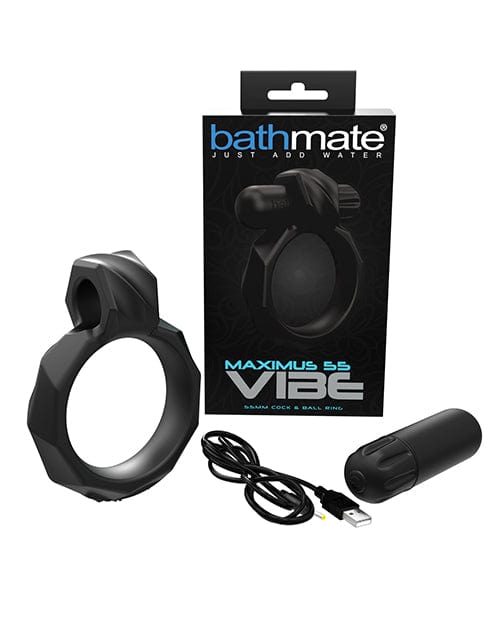 Bathmate Maximus Vibe 55 Cock Ring - Black Penis Enhancement