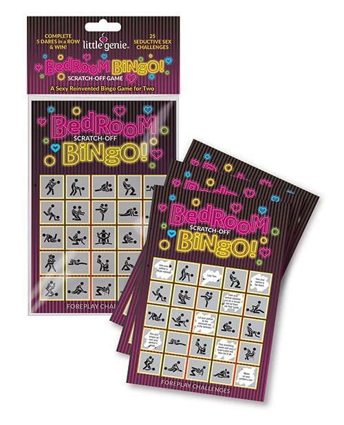 Bedroom Bingo Scratch-Off Game Games For Romance & Couples