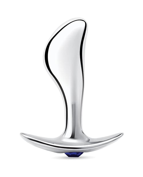 Blue Line 2.5"  Stainless Steal Bling Prostate Massager Plug Anal Products