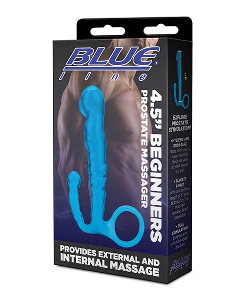 Blue Line C & B 4.5" Beginners Prostate Massager - Jelly Blue Anal Products