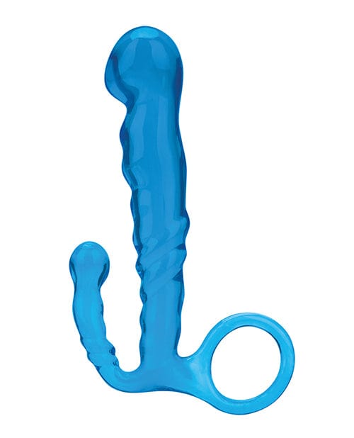 Blue Line C & B 4.5" Beginners Prostate Massager - Jelly Blue Anal Products