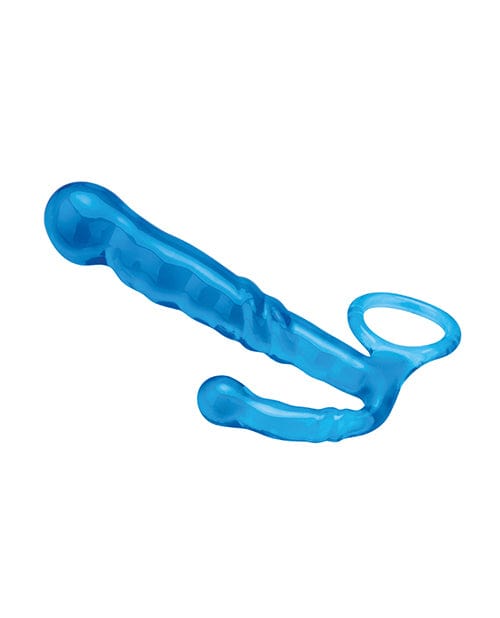 Blue Line C & B 4.5" Beginners Prostate Massager - Jelly Blue Anal Products