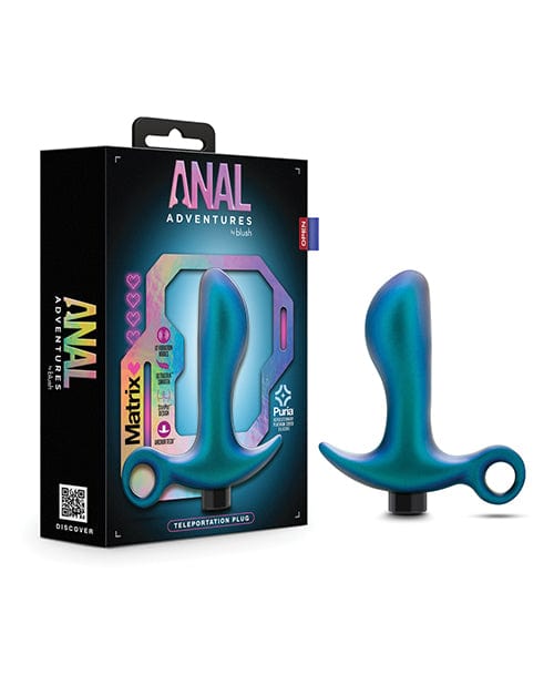 Blush Anal Adventures Matrix Teleportation Plug - Lunar Blue Anal Products