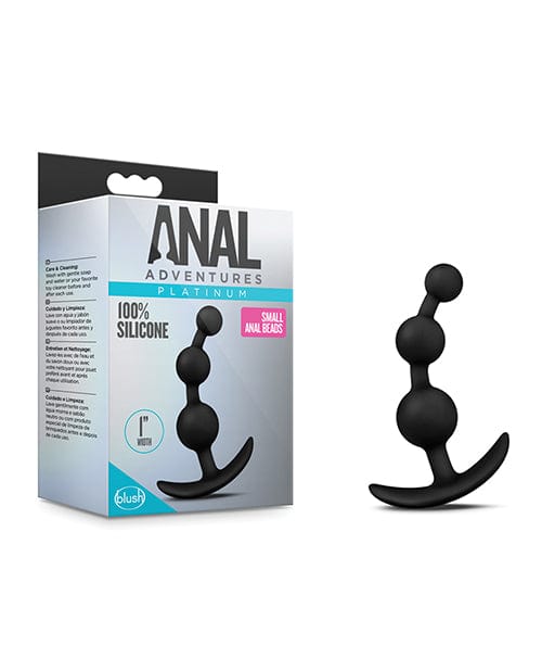 Blush Anal Adventures Small Beads - Black Anal Products