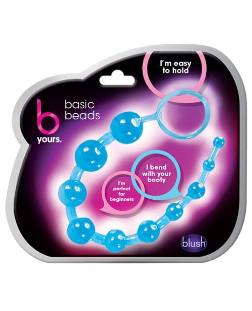 Blush B Yours Basic Anal Beads Blue Anal Products