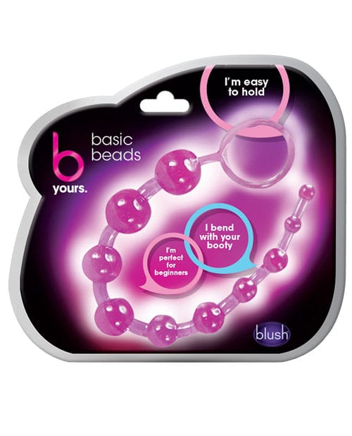 Blush B Yours Basic Anal Beads Purple Anal Products