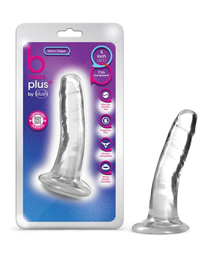 Blush B Yours Plus 5.5" Hard N' Happy Dildo Clear Dongs & Dildos