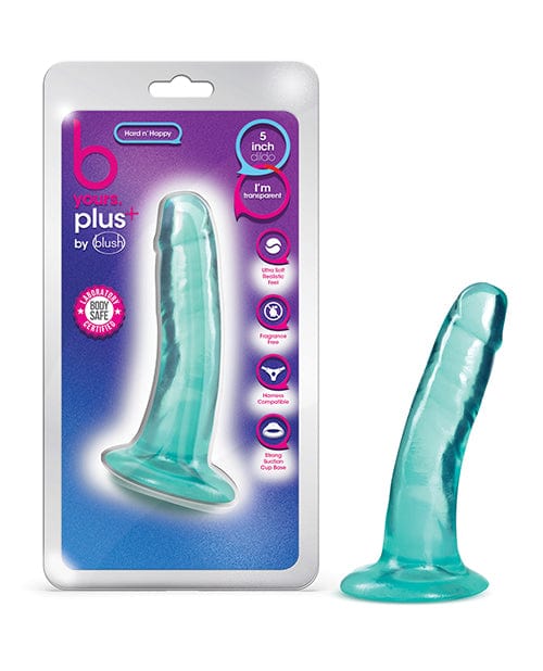 Blush B Yours Plus 5.5" Hard N' Happy Dildo Teal Dongs & Dildos