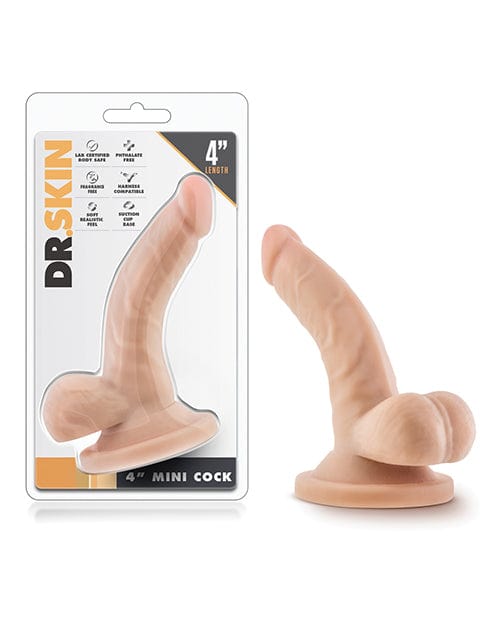 Blush Dr. Skin 4" Mini Cock - Beige Dongs & Dildos