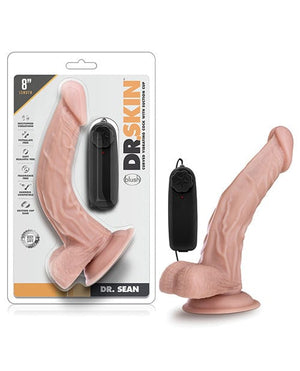 Blush Dr. Skin Dr. Sean 8" Cock w/Suction Cup - Vanilla Dongs & Dildos