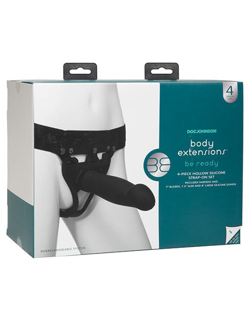 Body Extensions Be Ready 4 Piece Strap On Set Strap Ons