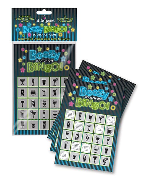 Boozy Bingo Scratch-Off Game Games For Parties