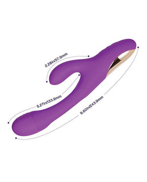 Bora G-Spot Tapping Rabbit Vibrator - Purple Vibrators