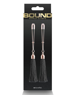 Bound T1 Nipple Clamps Black Bondage Blindfolds & Restraints